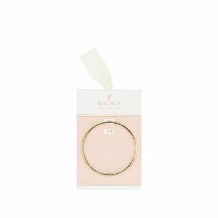 Bachca Paris Round Gold Metal Barrette
