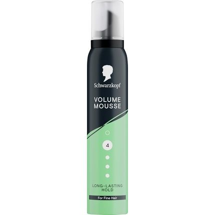 Schwarzkopf Mousse Volume 200Ml Hold Level 4 Hair Mousse For Fine Hair