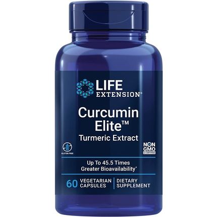 Life Extension Curcumin Elite Turmeric Extract 60 Vcaps 80G