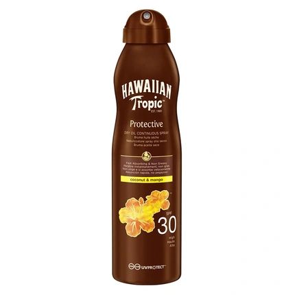 Hawaiian Tropic Argan Oil Sunscreen Spray Spf 30 177Ml