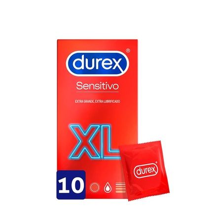 Durex Sensitivo Xl 10 Condoms Extra Soft And Sensitive