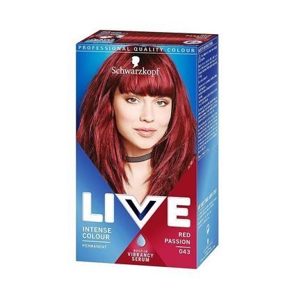 Schwarzkopf Live Color Xxl Colour Intense Permanent Coloration No.43 Red Passion