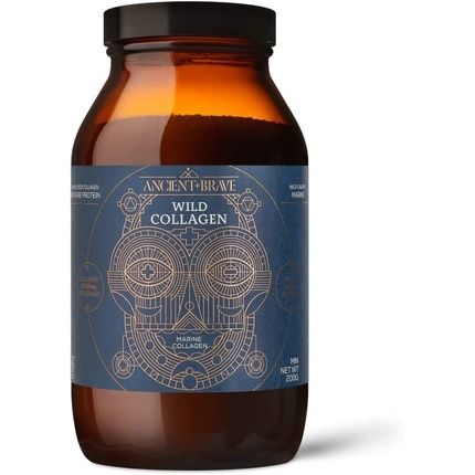 Ancient + Brave Wild Collagen 100% Hydrolysed Collagen Peptides 200G - Wild Caught Marine Collagen Powder Supplement