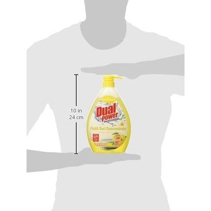 Dualpwr Gel Dish Soap Agrumi 1L - Image 3