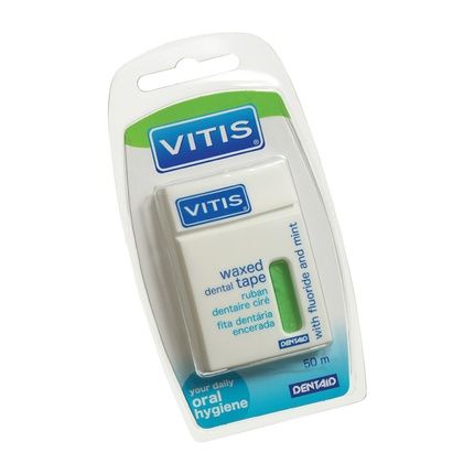 Vitis Dental Tape Waxed With Fluoride And Mint