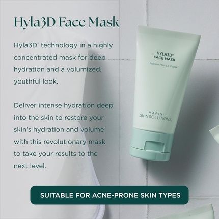 Marini Skinsolutions Hyla3D Face Mask Advanced At-Home Hyaluronic Acid