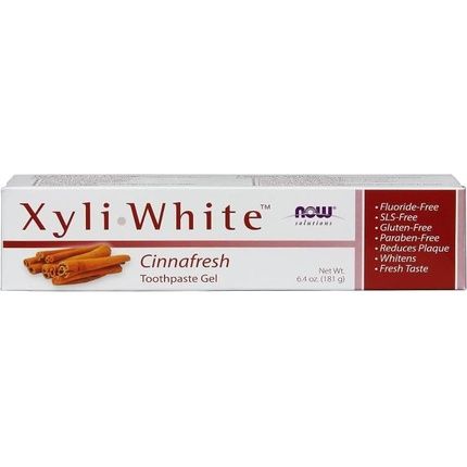 Now Foods Xyliwhite Cinnafresh Toothpaste Gel 6.4Oz 181G