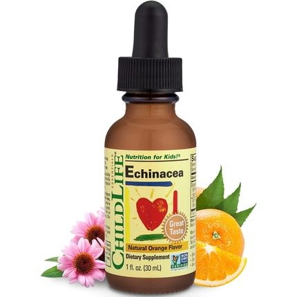 Childlife, Echinacea, Orange Flavor, 1 Fl Oz 29.6 Ml