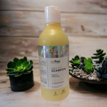 So! Flow Nourishing Moisturising Shampoo For Curly Hair Melon & Aloe Scent 400Ml - Image 3