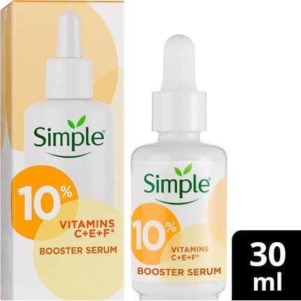 Simple 10 Vitamin C E F Booster Serum - Hydrating Face Serum
