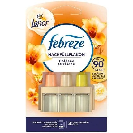Febreze 3Volution Lenor Golden Orchid Fragrance Plug Refill 20Ml - Pack Of 3