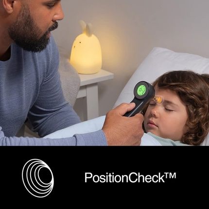 Braun No Touch + Touch Forehead Thermometer With Age Precision Technology Bnt400B Bnt400 - Black - Image 3