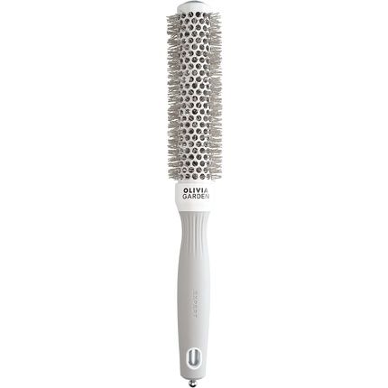 Olivia Garden Expert Blowout Speed White And Grey Hairbrush 25Mm