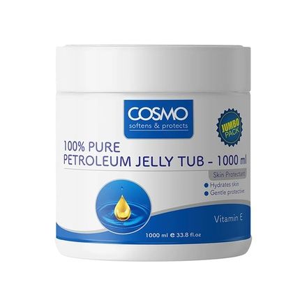 Cosmo Cosmetics Petroleum Jelly Tub With Vitamin E 1000Ml