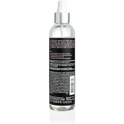 Tgin Rose Water Refresher Spray For Curly Hair 8Oz 236Ml