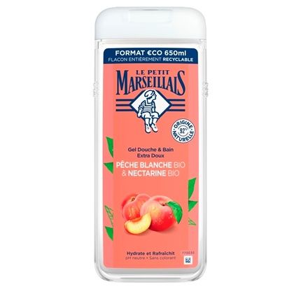 Le Petit Marseillais Peach And Nectarine Shower Gel 650Ml