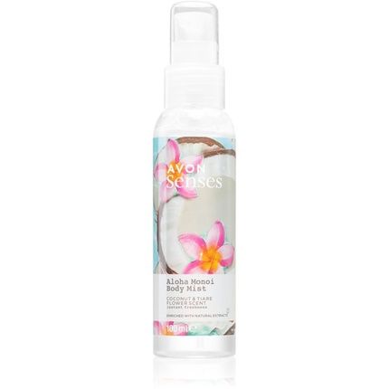 Avon Senses Aloha Monoi Body Refreshing Spray - 100 Ml