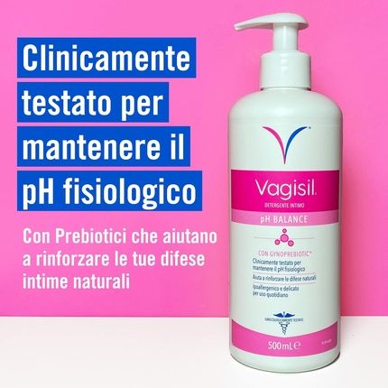 Vagisil Ph Balance Intimate Cleanser For Women With Prebiotics 500Ml