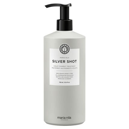 Maria Nila Silver Shot Hair Lotion Treatment Neutralising Warm Tones - 750 Ml