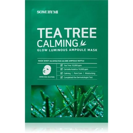Some By Mi Glow Luminous Tea Tree Calming Sheet Mask - 25 G, For Problematic Skin