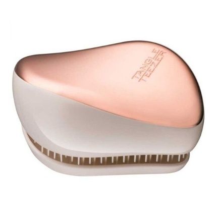 Tangle Teezer Professional Hair Brush Rose Gold Cream Compact Styler