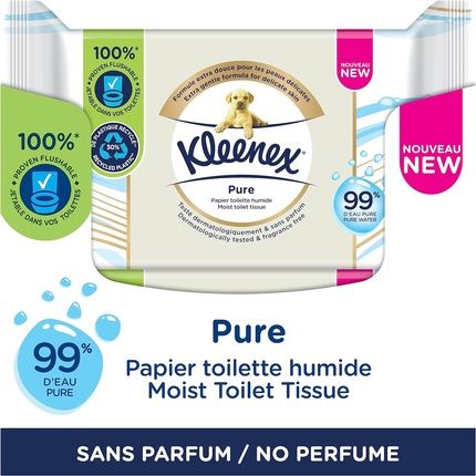Kleenex Pure Wet Toilet Paper 38 Sheets