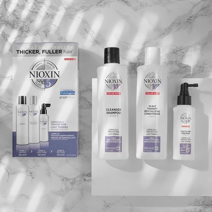 Nioxin 3-Part System 5 For Chemically Treated Hair With Light Thinning - Image 3