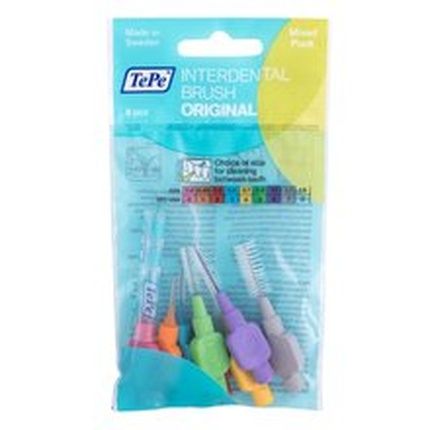 Tepe Interdental Brush Original Mixed Pack 8 Pieces Of Mixed Interdental Brushes