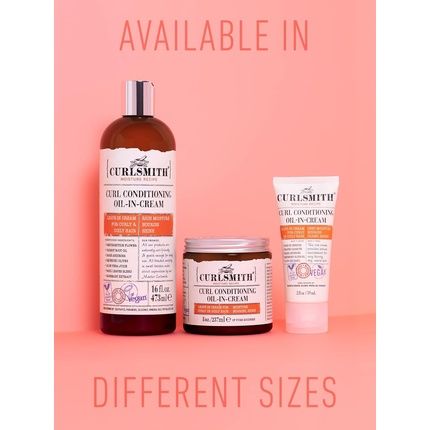 Curlsmith Curl Conditioning Oil In Cream Vegan Leave-In Conditioner For Curly Hair - Image 3
