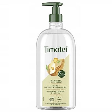Timotei Delicate 2 In 1 Shampoo And Conditioner Almond 750Ml