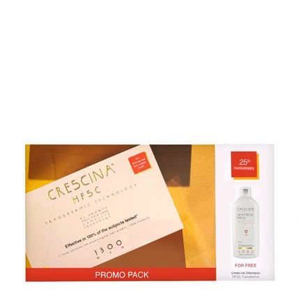 Crescina Transdermic Hfsc Complete Treatment 1300 For Men With Free Shampoo 200Ml