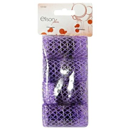 Gabbiano Classic Purple Hair Rollers 36Mm