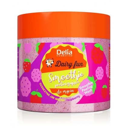 Dairy Fun Peeling Smoothie For Body Wash Girl Like Raspberry 350Ml