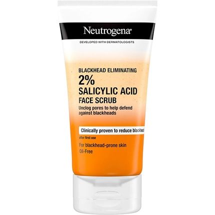 Neutrogena Salicylic Acid Face Scrub 150 Ml Blackhead Eliminating Facial Scrub