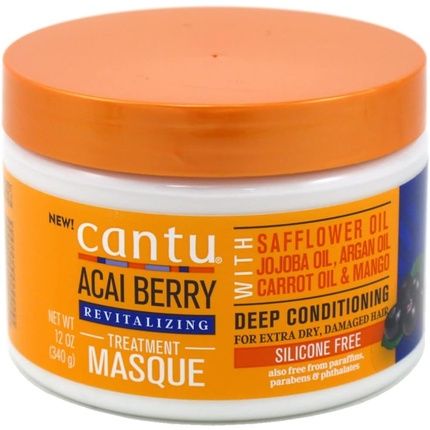 Cantu Acai Berry Treatment Masque Revitalizing 12 Ounce - Image 3