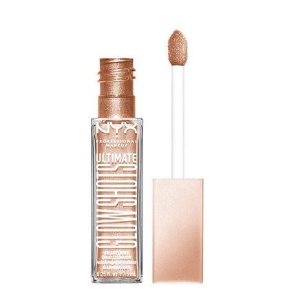 Nyx Professional Makeup Ultimate Glow Shots Liquid Eyeshadow With Vitamin C Highkey Lychee