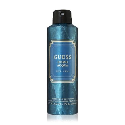 Guess Uomo Acqua Deodorizing Body Spray For Men 6.0 Oz.