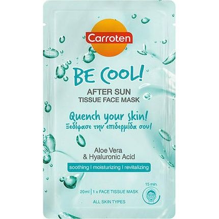Carroten Be Cool After Sun Tissue Face Mask - 20Ml