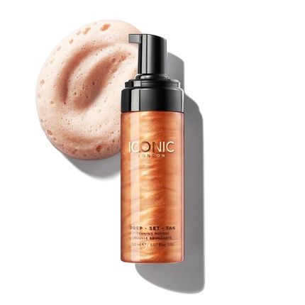 Iconic London Prep Set Tan Mousse For Long Lasting Sun Kissed Skin And Bronze Glow