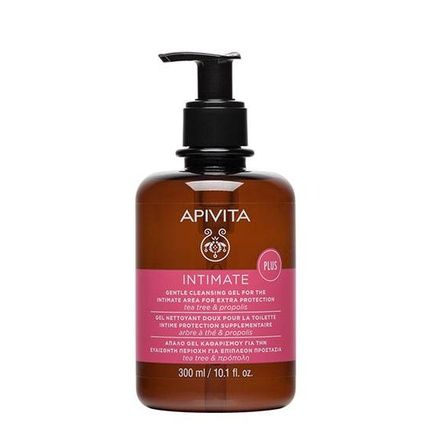 Apivita Gentle Cleansing Gel For Intimate Hygiene Extra Protection 300Ml