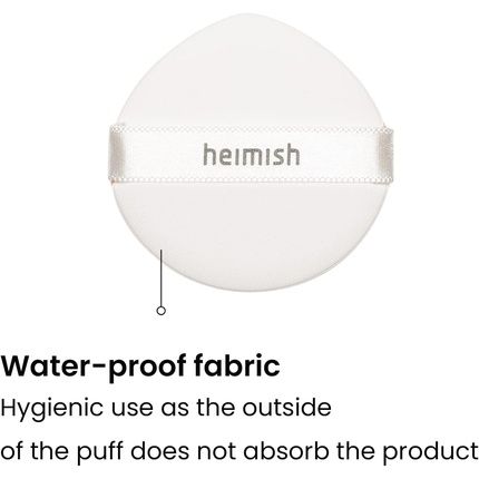 Heimish Artless Rubycell Puff 5 Pcs Soft Cushion Puff Foundation Makeup Tool Angled Design Wet And Dry Use - Image 3