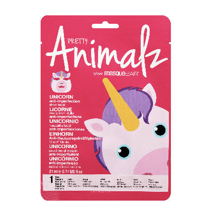 Masque Bar Pretty Animalz Unicorn Sheet Mask 0.71 Fl Oz