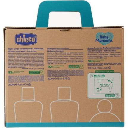Chicco Baby Moments Body Bath Set With Shampoo And Cologne Water