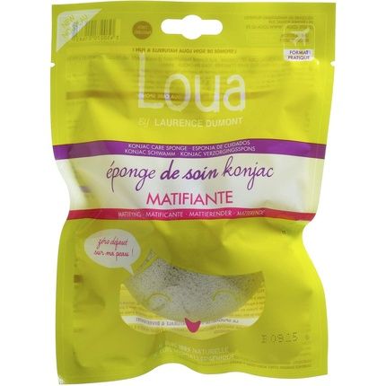 Loua Konjac Mattifying Sponge For Removing Makeup From Combination And Oily Skin