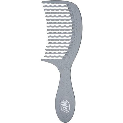 Wetbrush Go Green Treatment Comb Wide Tooth Wave Tooth Design Detangles Pain Free Plant Based Charcoal Infused