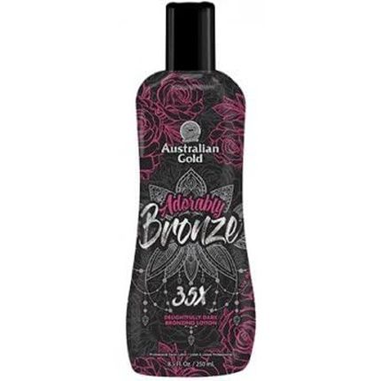 Australian Gold Adorably Bronze 35X Delightfully Dark Dha And Natural Bronzers 8.5Oz