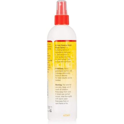 Universal Beauty African Essence Braid Sheen Spray 355Ml