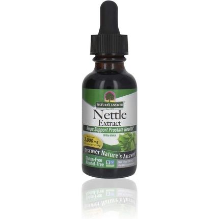 Nature'S Answer Alcohol-Free Nettle Leaf 2000Mg 1Oz Extract Prostate Support Concentrated Dark Green Nettle Leaf Herbal Supplement Non-Gmo Kosher Gluten-Free