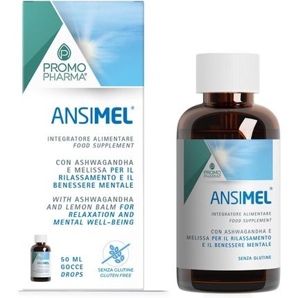 Ansimel Supplement For Anxiety And Stress With Ashwagandha, Linden, And Hawthorn
