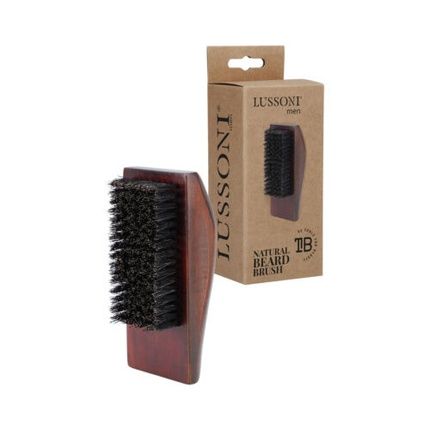 Lussoni Men Natural Square Beard Brush - Image 4